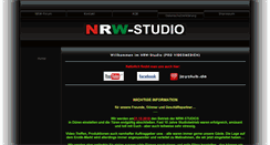 Desktop Screenshot of nrw-studio.de