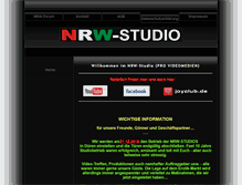 Tablet Screenshot of nrw-studio.de